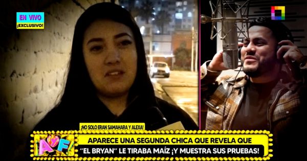 Portada: Bryan Torres: nueva joven afirma que cantante le 'tiraba maíz' y expone sus chats