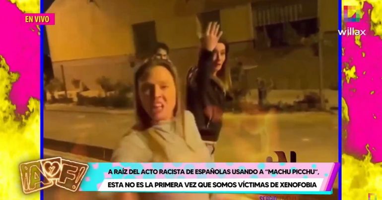 Españolas insultan a pareja de latinos: "Eres una indígena, una Machu Picchu"