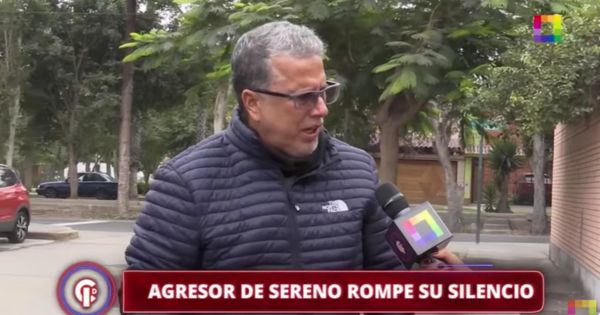 Agresor de sereno de Surco habla para 'Crónicas de Impacto': "Pido disculpas, pero yo he sido el perjudicado"