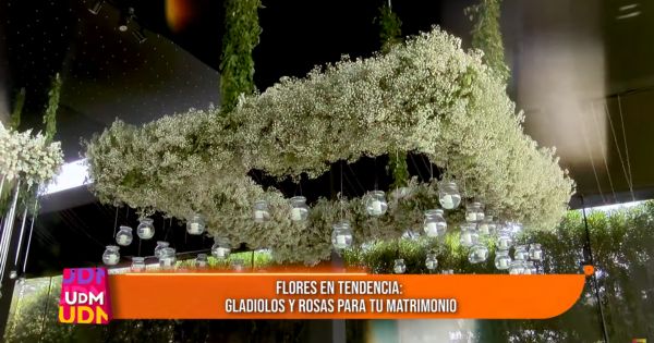 Decoraciones florales aéreas: estas son las tendencias que debes tener en cuenta para tu boda