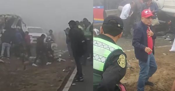 Tragedia en la Variante de Pasamayo: múltiple choque deja dos muertos y decenas de heridos