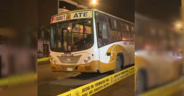 Villa El Salvador: sujetos dispararon hasta 20 veces contra bus de transporte público