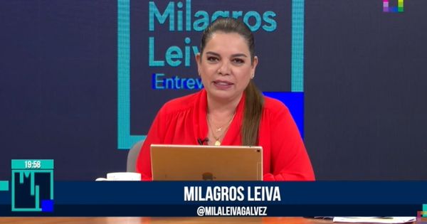 Portada: Milagros Leiva: "Ahora Wilfredo Oscorima es repudiado en Ayacucho"