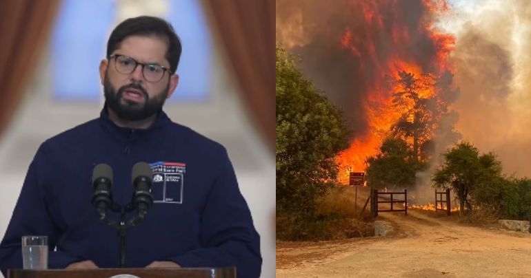 Portada: Chile: Gabriel Boric informó que 46 personas han fallecido por los incendios forestales registrados en Valparaíso