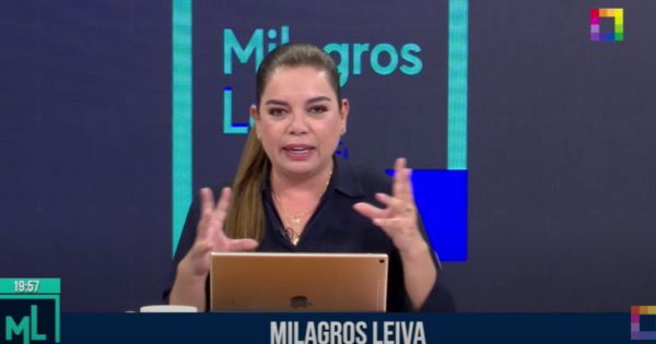 Portada: Milagros Leiva: "Patricia Benavides ha hecho un verdadero road show mediático"