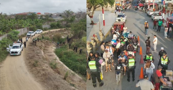 Portada: Tumbes: fuerzas del orden resguardan frontera ante posible llegada masiva de venezolanos