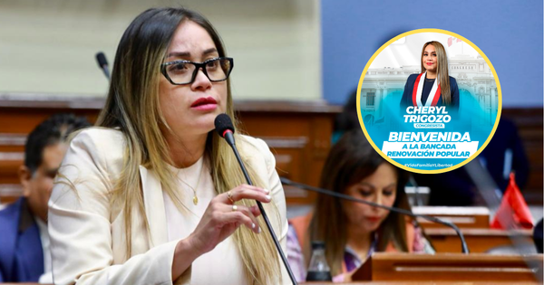 Portada: Cheryl Trigozo se une a la bancada de Renovación Popular tras dejar Alianza para el Progreso