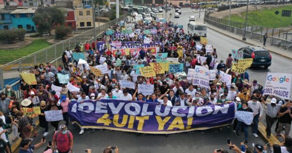 Anuncian marcha por retiro de las 4 UIT de AFP y devolución del Fonavi