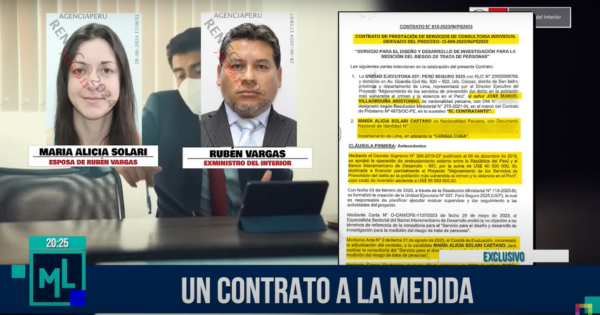 Rubén Vargas: contratación de su esposa destapa red de exfuncionarios en Mininter