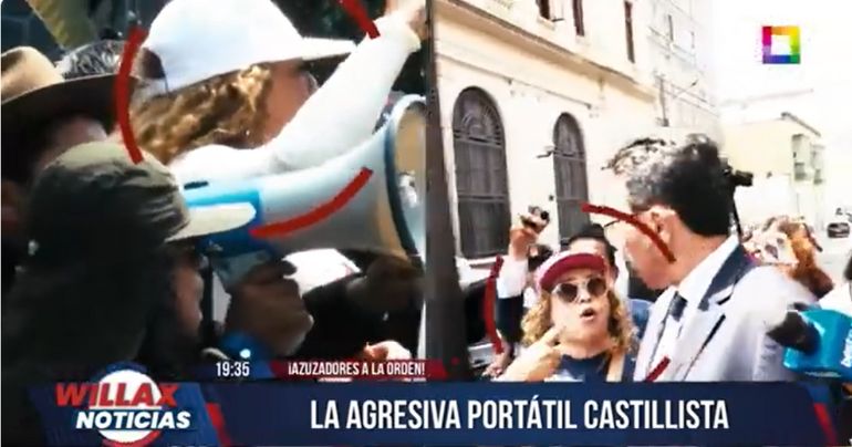 ¡Al descubierto! Agresiva portátil que ataca a los enemigos de Pedro Castillo