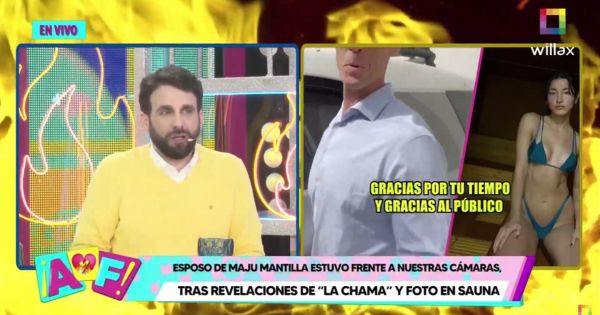 Rodrigo González sobre supuesta foto del esposo de Maju: "En el gimnasio no estás en toalla"