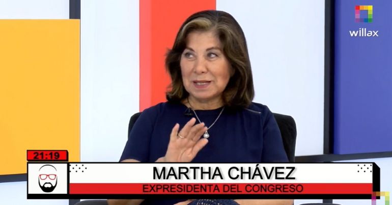 Martha Chávez: "Betssy Chávez es parte de todo este tinglado"