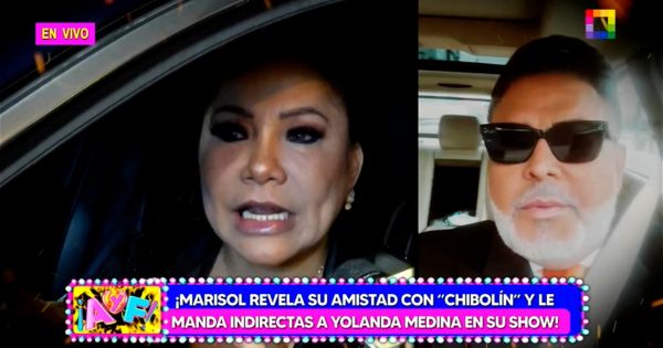 Portada: Marisol dice que Andrés Hurtado es su amigo, pero luego recalcula: "Lo conozco como artista"