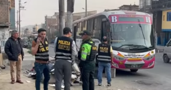 Crimen en SJL: sujeto balea a conductor de bus por cobro de cupos