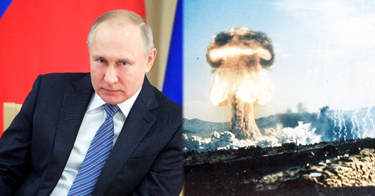 Portada: Putin amenaza con usar armas nucleares en perjuicio de Occidente: Podría destruir la civilización