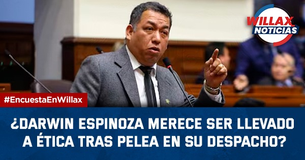 ¿Darwin Espinoza merece ser llevado a Ética tras pelea en su despacho? | RESPONDE AQUÍ