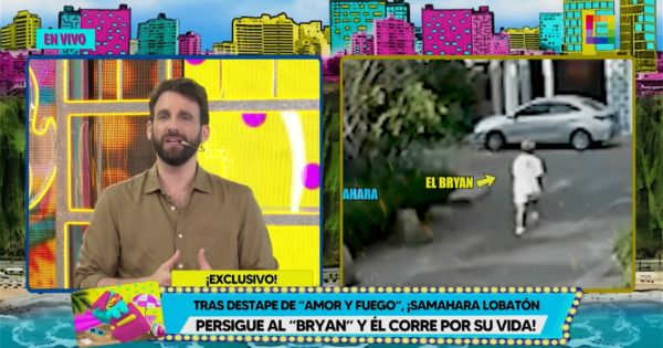 Portada: Rodrigo González tras ver a Samahara Lobatón persiguiendo a Bryan Torres: "Par de pirañones"