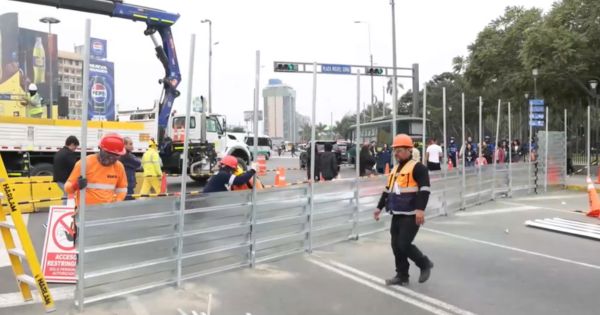 Portada: MML demanda a concesionaria por cierre de vías sin autorización en inicio de obras de la Línea 2 del Metro