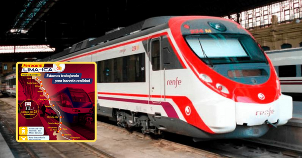 Portada: Lima-Ica: Ministerio de Transporte oficializa construcción de tren que recorrerá 14 estaciones al interior del Perú