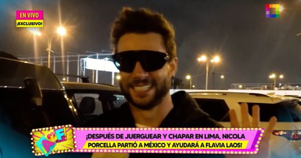 ¿Nicola Porcella encontró el amor?: "Solo no estoy, pero con una relación tampoco"