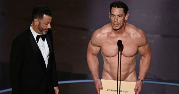 Portada: John Cena apareció desnudo en la ceremonia de los premios Oscar 2024