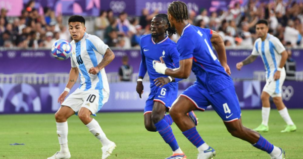 Selección Argentina sub 23 cae por 1-0 ante Francia y es eliminada de los Juegos Olímpicos París 2024