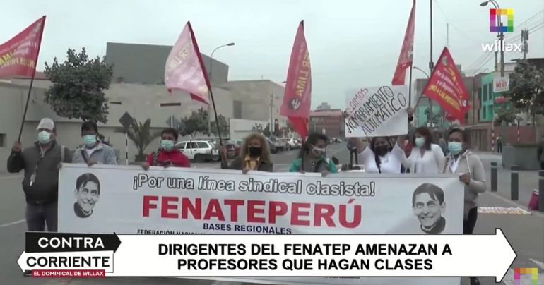 Profesores radicales no quieren el retorno a las clases, pero sí cobrar puntualmente