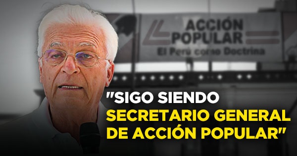 Edmundo del Águila denuncia maniobra del ROP del JNE en su contra: "Sigo siendo secretario general de AP"
