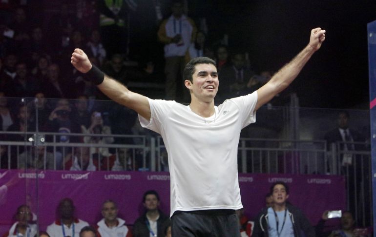 Portada: ¡Sigue avanzando! Diego Elías clasificó a las semifinales del Torneo de Campeones de Squash