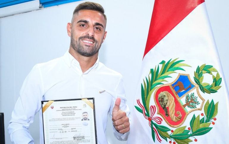 Portada: ¡Feliz y bailando! Así recibió Luis Urruti la nacionalidad peruana [VIDEO]