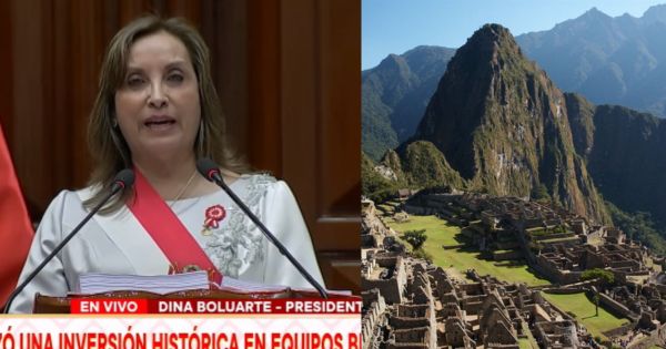 Portada: Dina Boluarte sobre venta de boletos a Machu Picchu: "Los que lucraban con nuestro patrimonio, han sido eliminados"