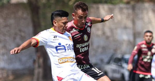 Universitario empató 1-1 con Atlético Grau en Sullana: la 'U' sufrió la expulsión de Horario Calcaterra, previo al clásico