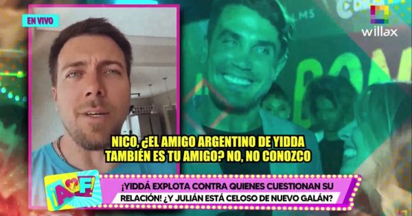 Portada: Julián Zucchi sobre el amigo argentino de Yiddá Eslava: "No, no conozco"