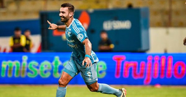 Con triplete de Martín Cauteruccio: Sporting Cristal goleó 4 a 0 a Carlos A. Mannucci en Trujillo