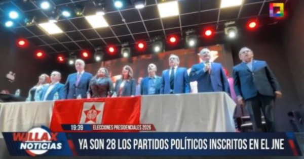 Portada: Elecciones presidenciales 2026: hay 28 partidos inscritos en el Jurado Nacional de Elecciones