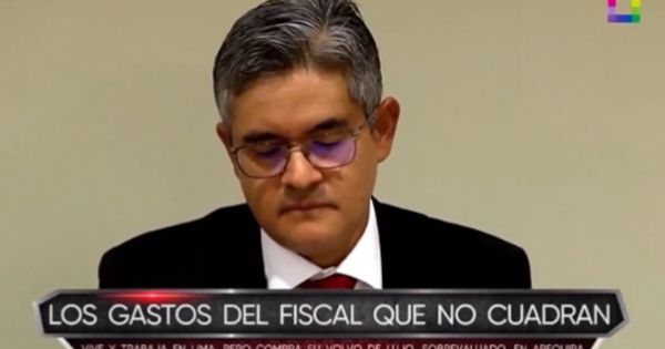 Portada: José Domingo Pérez: los gastos del fiscal Lava Jato que no cuadran