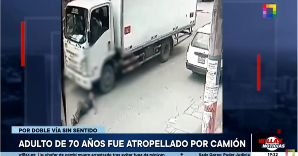 Portada: Villa El Salvador: hombre de 70 años fallece tras ser atropellado por un camión