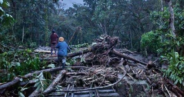 Huaico en Machu Picchu: viviendas destrozadas, vía férrea alterna afectada y dos personas desaparecidas