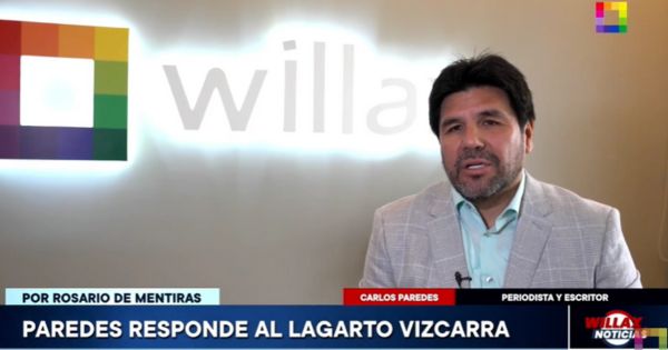 Carlos Paredes responde a Martín Vizcarra: "Si en el Perú la justicia existe, él va a terminar en una celda de la Diroes"