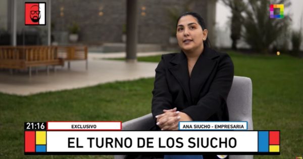 Portada: Ana Siucho: "Andrés Hurtado y la fiscal Elizabeth Peralta recibieron aproximadamente 1 millón de dólares"