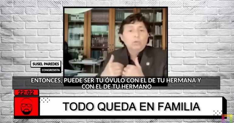 ¡ABOMINABLE! Susel Paredes aconseja a mujeres "embarazarse con esperma de sus hermanos"