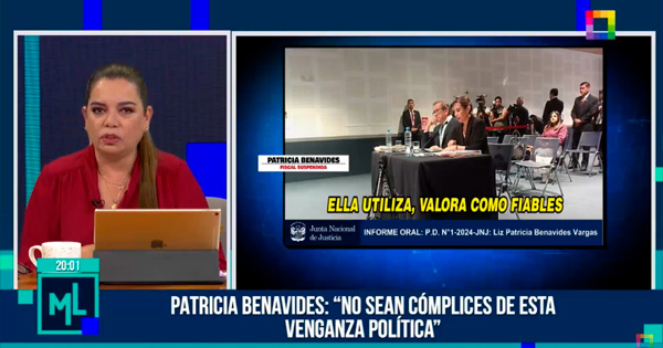 Milagros Leiva sobre Patricia Benavides: “Creo que le van a cortar la cabeza”