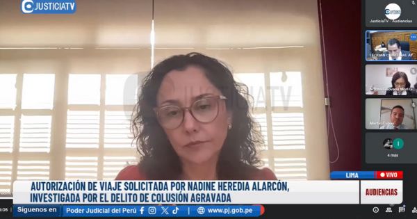 Nadine Heredia: exprimera dama vuelve a solicitar nuevo permiso para viajar a Colombia
