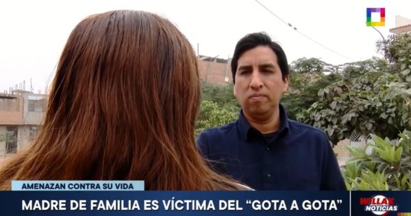 Portada: Amenazan contra su vida: madre de familia es víctima del 'gota a gota'