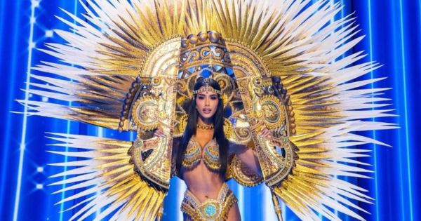 Miss Universo 2023: Camila Escribens deslumbra al lucir traje típico inspirado en el Tumi