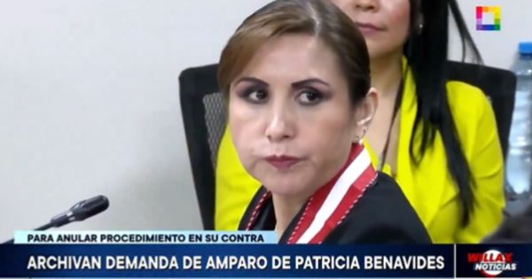 Patricia Benavides: PJ archivó demanda de amparo que presentó la exfiscal para anular procedimiento disciplinario en su contra