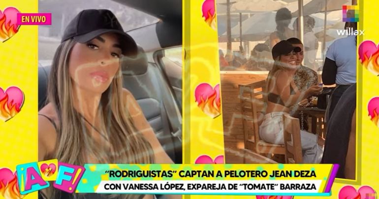 "Rodriguistas" captan a pelotero Jean Deza con Vanessa López, expareja de 'Tomate' Barraza