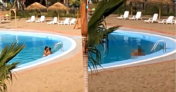 Pareja es captada teniendo intimidad en playa artificial de San Juan de Lurigancho