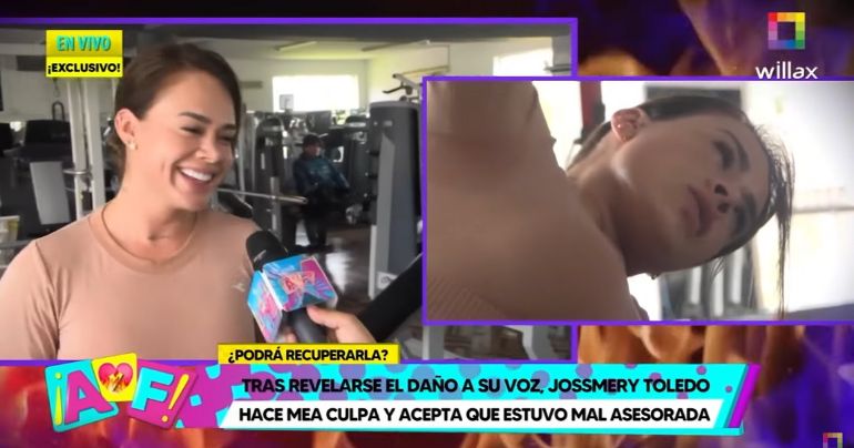 Jossmery Toledo sobre cambio en su voz: "Mi papá no sabe si decirme Jossy o Josso"