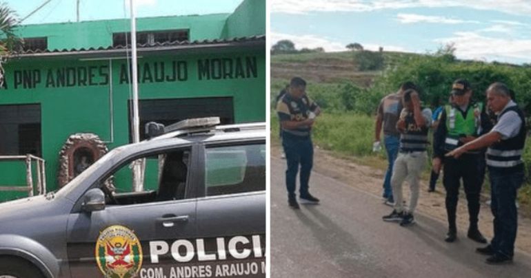 Acribillan a joven en carretera y luego lo atropellan en Tumbes